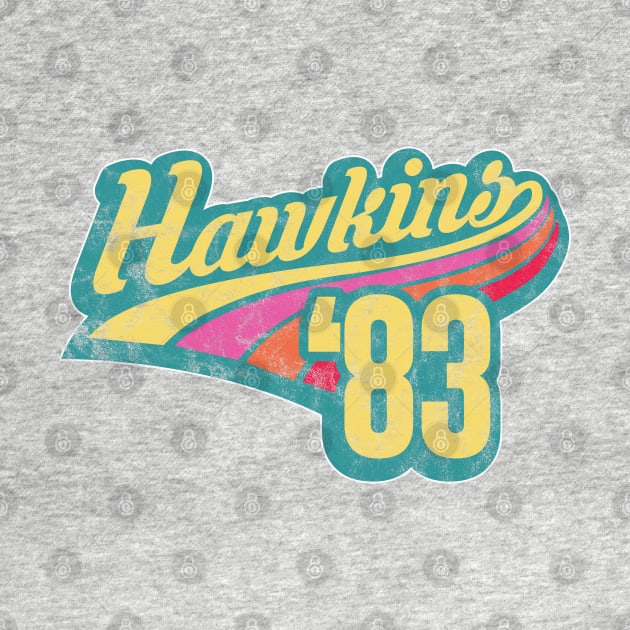 Hawkins '83 Retro Wash by DeepDiveThreads